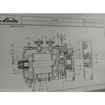 Nadellager Lager Fahrmotor 42x30 Linde Nr. 009248270 Typ E16/12/15/16 BR 322,324