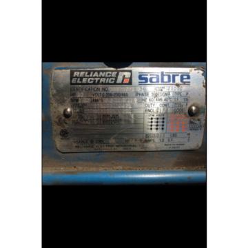 USED 30HP HYDRAULIC PUMP / WITH RELIANCE ELECTRIC MOTOR -