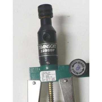 Transcat 22988P Portable Scissor Hydraulic Hand Pump 300 PSI- Free Shipping