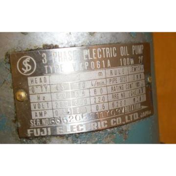 Fuji Electric 3 Phase Electric Oil Pump VKP061A