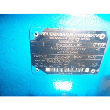 Rexroth/brueninghaus AA10VSO71DR/31R-PSC92N00 Hydraulic Pump