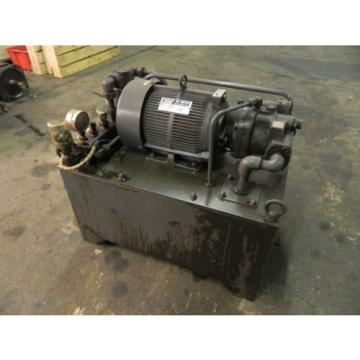 Nachi 3 HP 22kW Complete Hyd Unit w/ Tank,# S-3382-6, PVS-1B-19N1-2408B Used