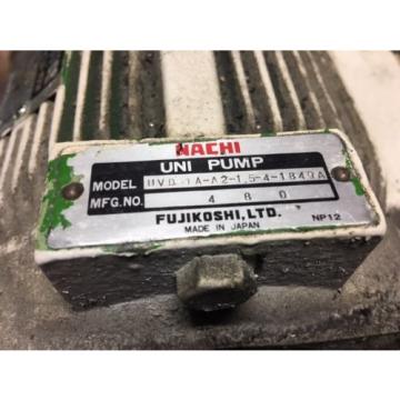 Nachi 2 HP 15kW Complete Hyd Unit, VDR-1B-1A2-21, UVD-1A-A2-15-4-1849A Used