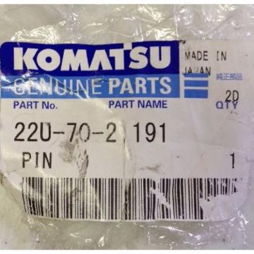 KOMATSU GENUINE PARTS 22U-70-21191 PIN FREE SHIPPING