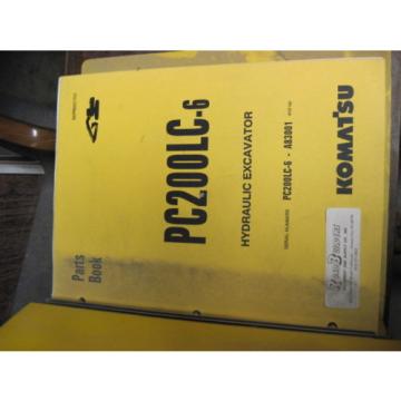 OEM KOMATSU PC200LC-6 Hydraulic Excavator PARTS Manual