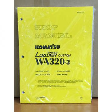 Komatsu WA320-3 Avance Custom Wheel Loader Shop Service Repair Manual