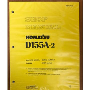 KOMATSU  D155A-2 SHOP MANUAL 50001-UP