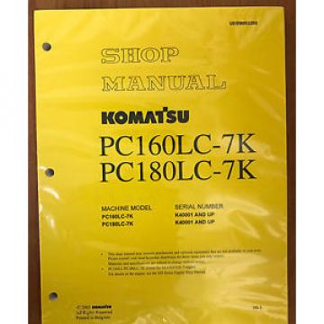 Komatsu Service PC160LC-7K, PC180LC-7K Shop Manual