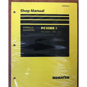 Komatsu Service PC18MR-3 HYDRAULIC Excavator Shop Manual NEW #1