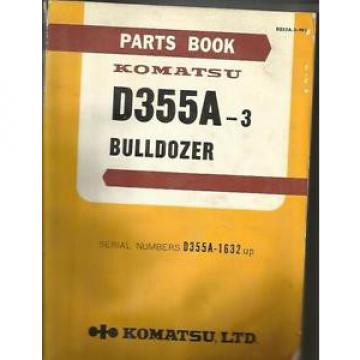 KOMATSU D355A-3 BULLDOZER PARTS CATALOG  GOOD