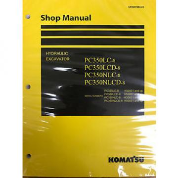 Komatsu PC300-8 PC300LC-8 PC350-8 PC350LC-8 Service Repair Printed Manual