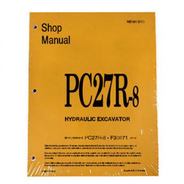 Komatsu Service PC27R-8 Excavator Shop Manual NEW #2