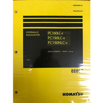 Komatsu PC160LC-8 PC190LC-8 PC190NLC-8 Service Repair Printed Manual