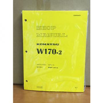 Komatsu W170-2 Wheel Loader Shop Service Repair Manual