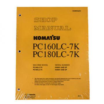Komatsu Service PC160LC-7K, PC180LC-7K Shop Manual