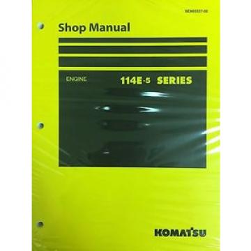 Komatsu 114E-5 Series Engine Factory Shop Service Repair Manual