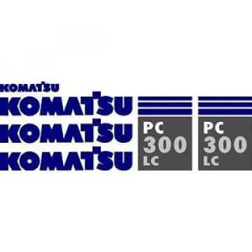 Komatsu PC 300 LC Excavator Decal Set