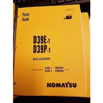 PARTS MANUAL FOR D39P-1 SERIAL P095501 AND UP KOMATSU BULLDOZER