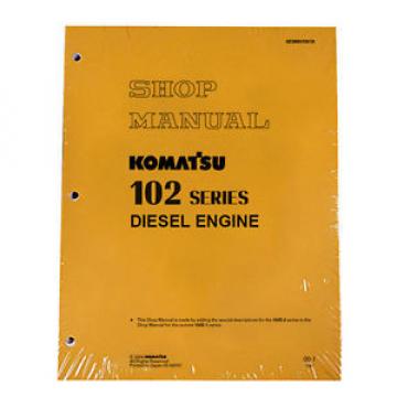 Komatsu Engines 6D102E-1 &amp; 2 102 Series Service Manual