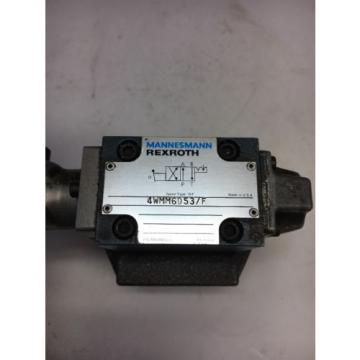 Mannesmann Rexroth 4WMM6D53/F Hydraulic Control Valve Fast Shipping Warranty