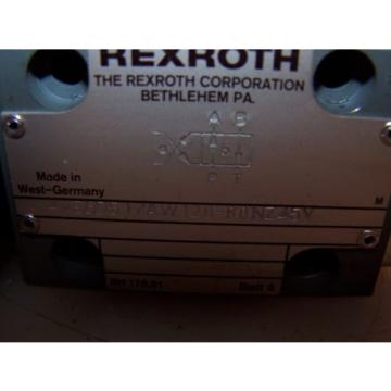 Origin REXROTH 4WE6D51/AW120-60NZ45V HYDRAULIC DIRECTIONAL CONTROL VALVE