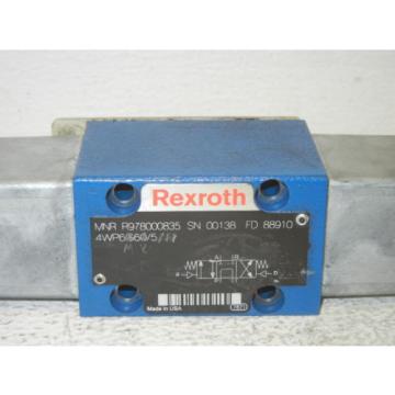 REXROTH Greece Italy R978000835 USED DIRECTIONAL VALVE R978000835