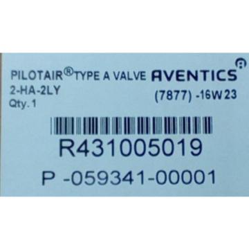 Rexroth Korea Australia R431005019, 2-HA-2LY PILOTAIR VALVE W/ LATCH 1 &amp; 2  P59341-1