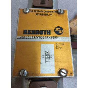 Origin REXROTH HYDRAULIC VALVE 4WE10J31/CW110RN9Z55