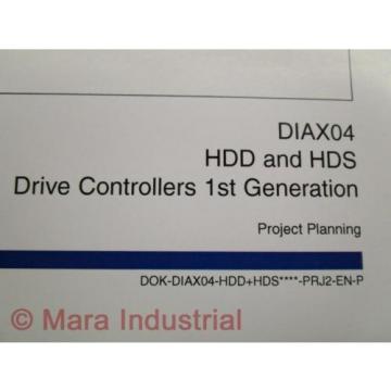 Rexroth Mexico Mexico Indramat DOK-DIAX04-HDD+HDS Project Planning Manual (Pack of 10)