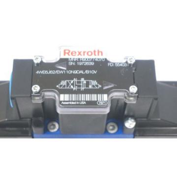 Origin REXROTH 4WE6J62/EW110N9DAL/B10V VALVE W/ 4WEH16W72/6EW110N9ETDAL/B10V