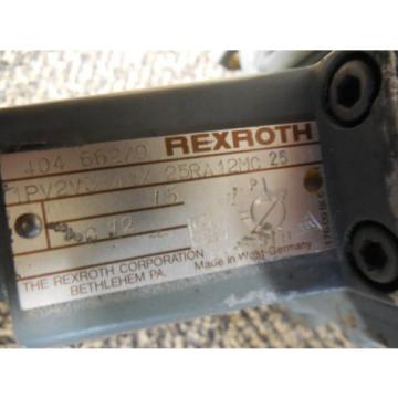 REXROTH HYDRAULIC pumps 1PV2V3-42/25 RA12MC25A1