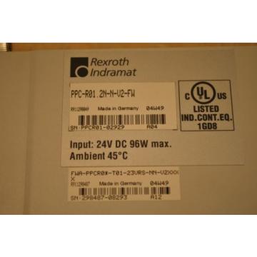 Rexroth Bosch Indramat PPC-R012N-N-V2-FW Controller R911290049