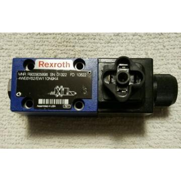 REXROTH Directional Control Valve R900905896 4WE6Y62/EW110N9K4 Used Ex Cond