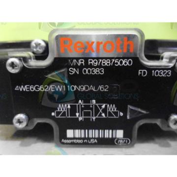 REXROTH R978875060 VALVE Origin NO BOX