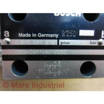 Rexroth Bosch 0 810 091 376 Valve 081WV06P1V6012D50 - origin No Box