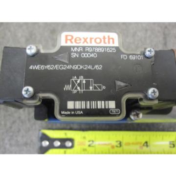 Origin REXROTH DIRECTIONAL VALVE # 4WE6Y62/EG24N9DK24L/62