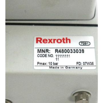 NEW USA china REXROTH BOSCH R480033039 VALVE TERMINAL SYSTEM SER. CL03 CLEAN LINE