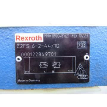 Rexroth Korea Singapore R900481621 Hydraulic Control Valve Z2FS6-2-44/1Q NEW!!!