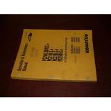 KOMATSU 300 PC300 -5  EXCAVATOR OPERATION MAINTENANCE BOOK MANUAL