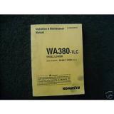 Komatsu WA380-1LC Operation &amp; Maintenance manual