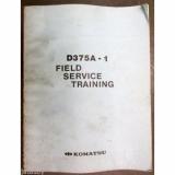 Vintage original KOMATSU D375A-1 FIELD SERVICE TRAINING MANUAL Engine &amp; More !!!