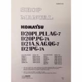 Komatsu D20P-7 D21A-7 D21PG-7A Dozer Shop Service Repair Manual SEBM001408