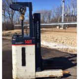 1998 Komatsu 3000lb Electric Reach Mast Forklift