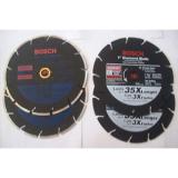 2 BOSCH 7&#034; DIAMOND SAW BLADES DRY SEGMENTED WORM DRIVE