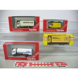 AP337-0,5# 4x Herpa H0 Modelle: 806050 Linde+LKW Bahntrans+042680 Post+806 390