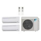 14,000 Btu 189 Seer Daikin Multi Zone Mini Split Heat Pump System - 7K-7K