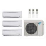 29,000 Btu 179 Seer Daikin Mini Split Heat Pump System - 7K-7K-15K