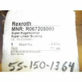 Origin REXROTH SUPER LINEAR BUSHING MNR:R0672050000