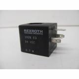 REXROTH SOLENOID VALVE COIL 100% ED 24 VDC 27W NOS