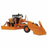 First Gear Komatsu GD655 Motor Grader w/V-Plow &amp; Wing D.O.T. orange 1:50 Scale